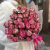7 кустовых пионовидных роз Сансет Мэджик 60 см