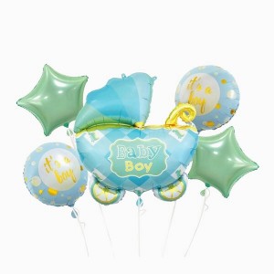 Набор шаров с новорожденным мальчиком