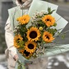 7 подсолнухов с шамелациумом