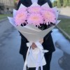 7 розовых хризантем Минка