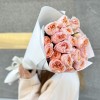 9 коралловых кустовых пионовидных роз Кейджерс коралл