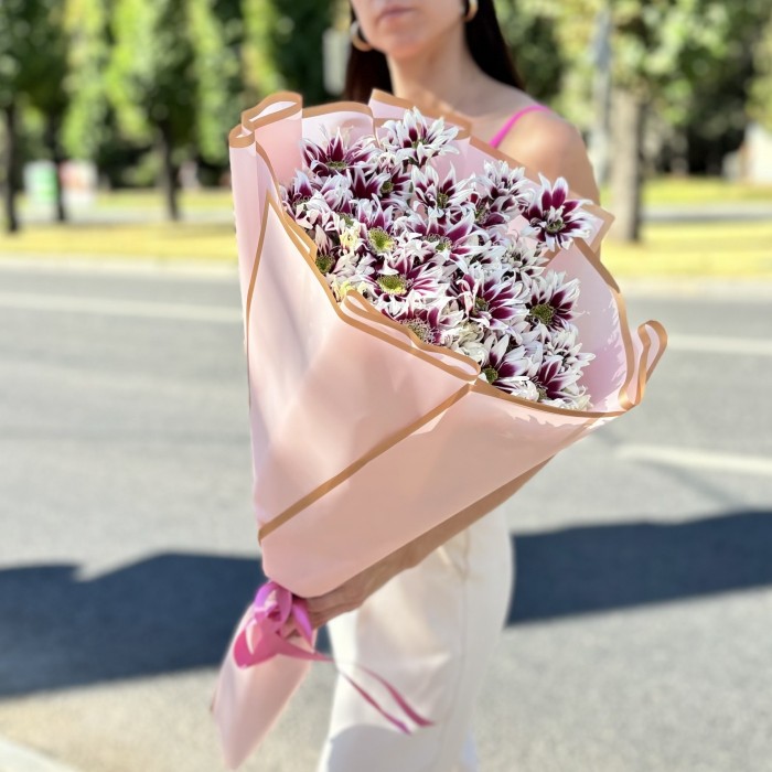 9 кустовых хризантем Саба