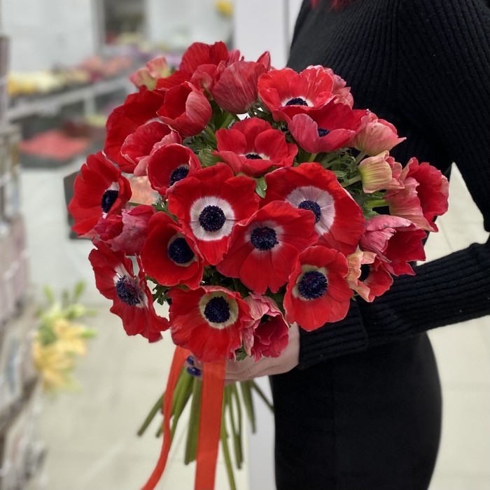 Анемон красный