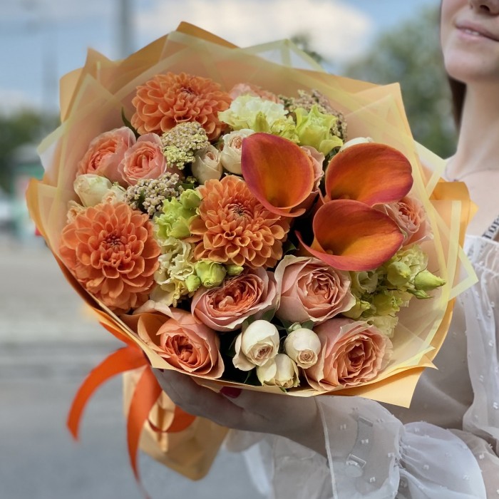 Авторский букет Яркое настроение