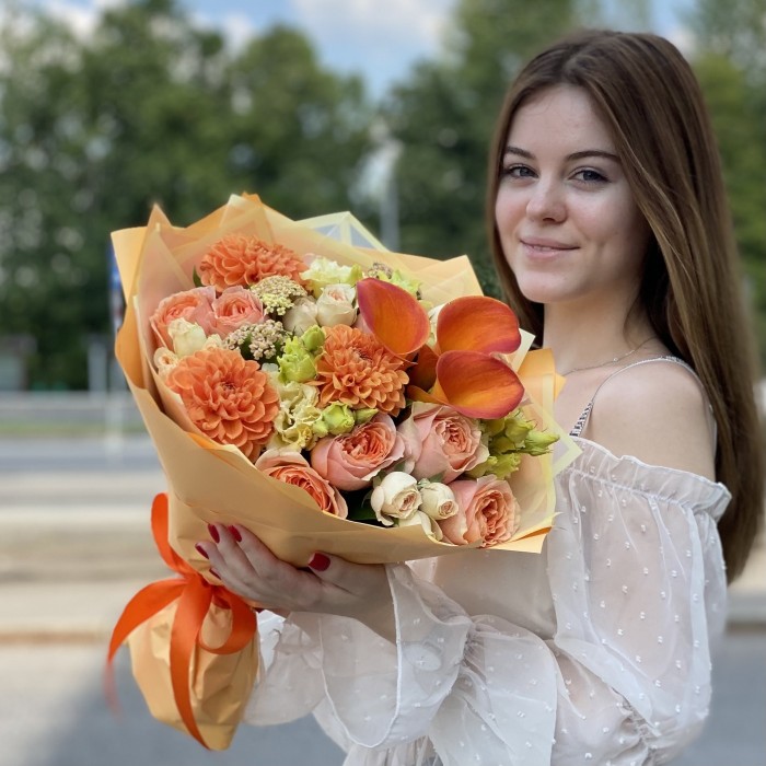 Авторский букет Яркое настроение