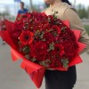 Авторский букет Красное Пламя
