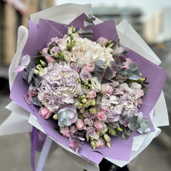 Авторский букет Лиловая Фантазия