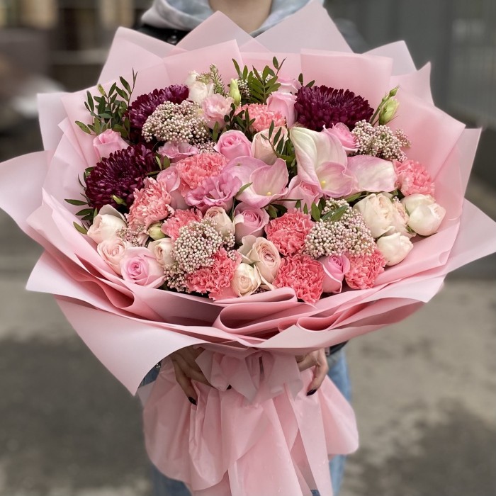 Авторский букет Нежное Сердце