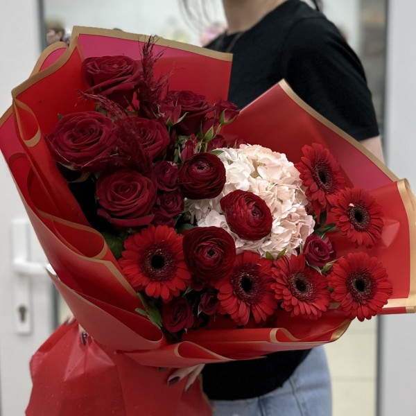 Авторский букет Пламя чувств