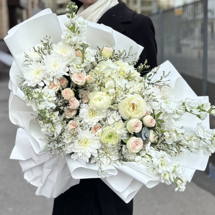 Авторский букет Ванильное безе