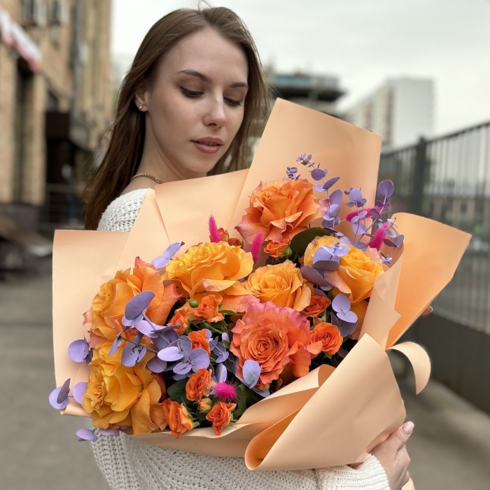 Авторский букет Жаркий День