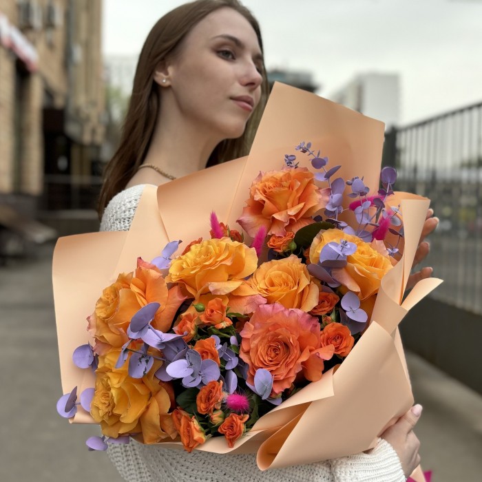 Авторский букет Жаркий День