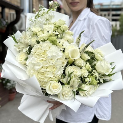 Белый букет Райский Сад