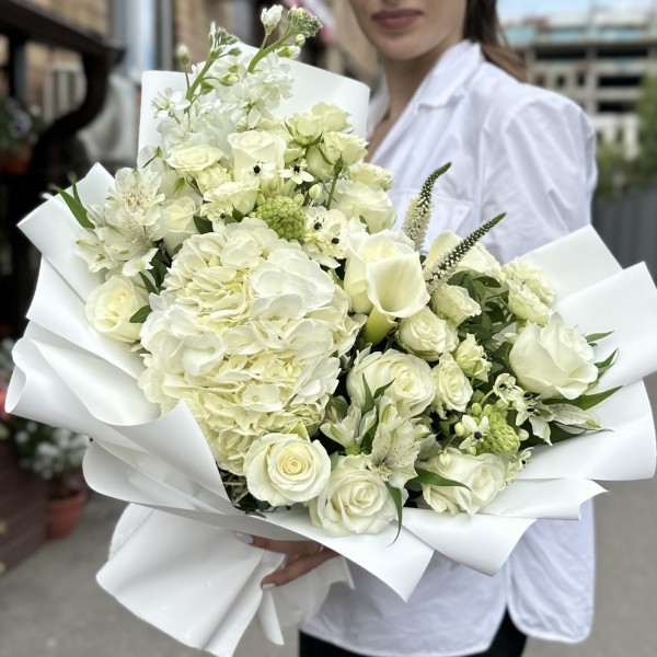 Белый букет Райский Сад