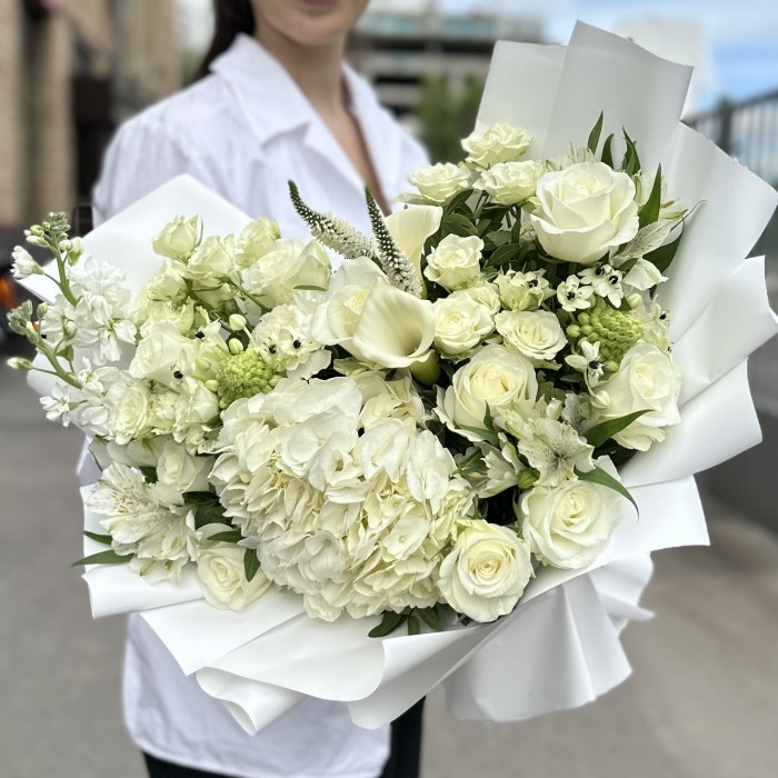 Белый букет Райский Сад
