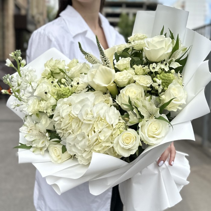 Белый букет Райский Сад