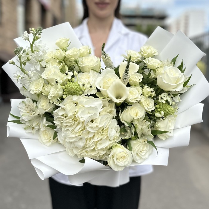 Белый букет Райский Сад