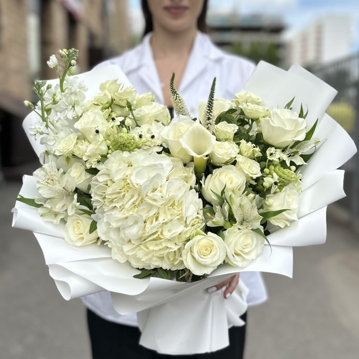 Белый букет Райский Сад