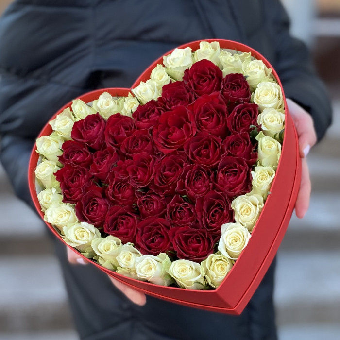 Большая коробка Сердце - Люблю тебя