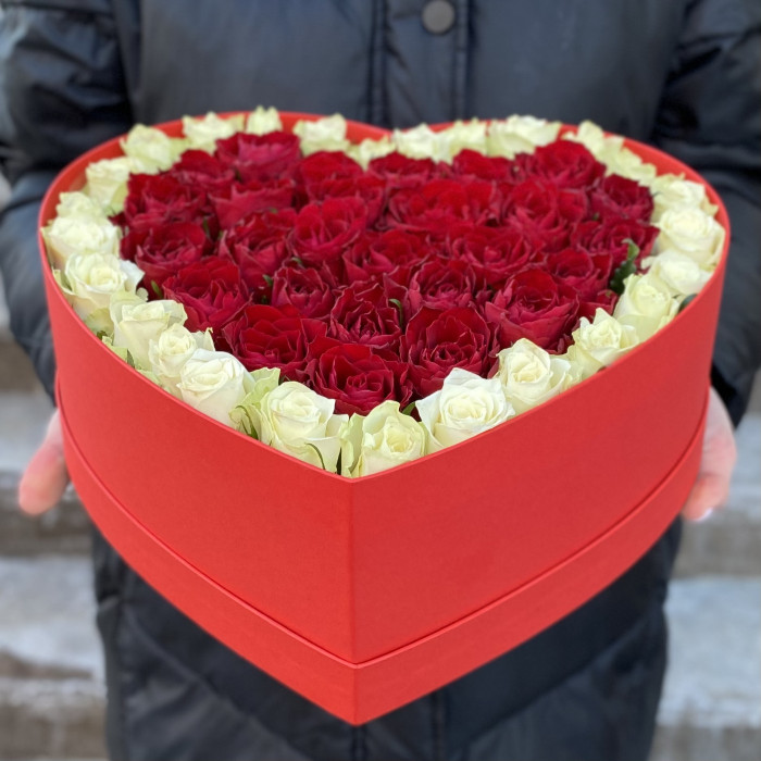 Большая коробка Сердце - Люблю тебя