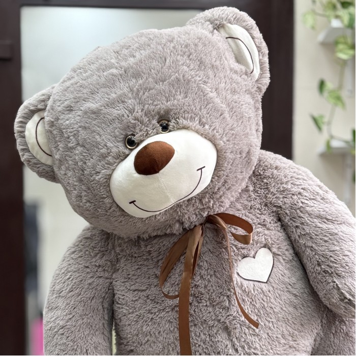 Большой серый медведь 150 см