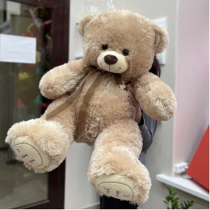 Большой медведь коричневого цвета 110 см