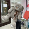 Большой серый медведь 140 см