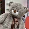 Большой серый медведь 140 см