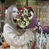 Букет из роз и скинии на юбилей