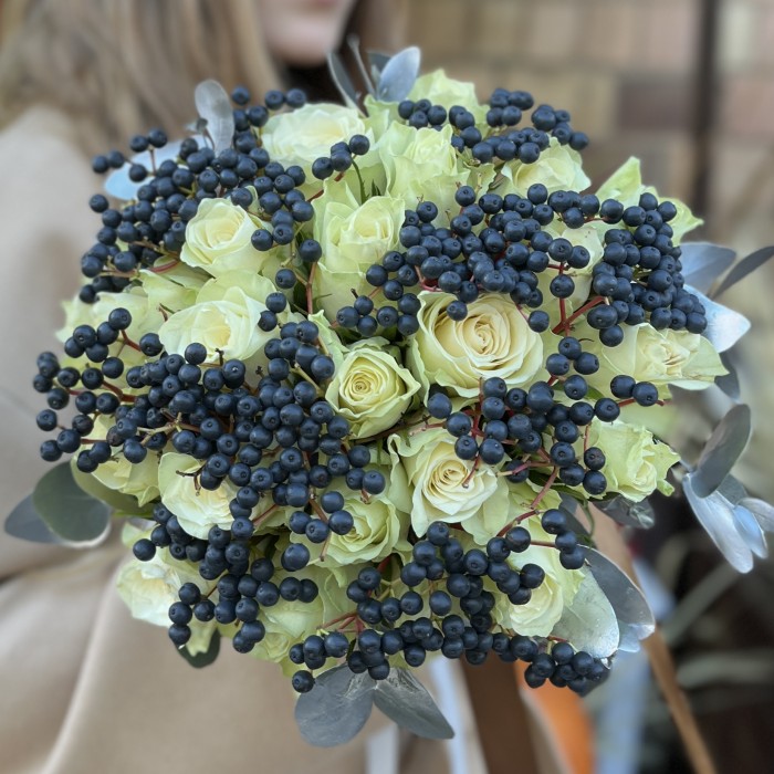 Букет невесты Монохром