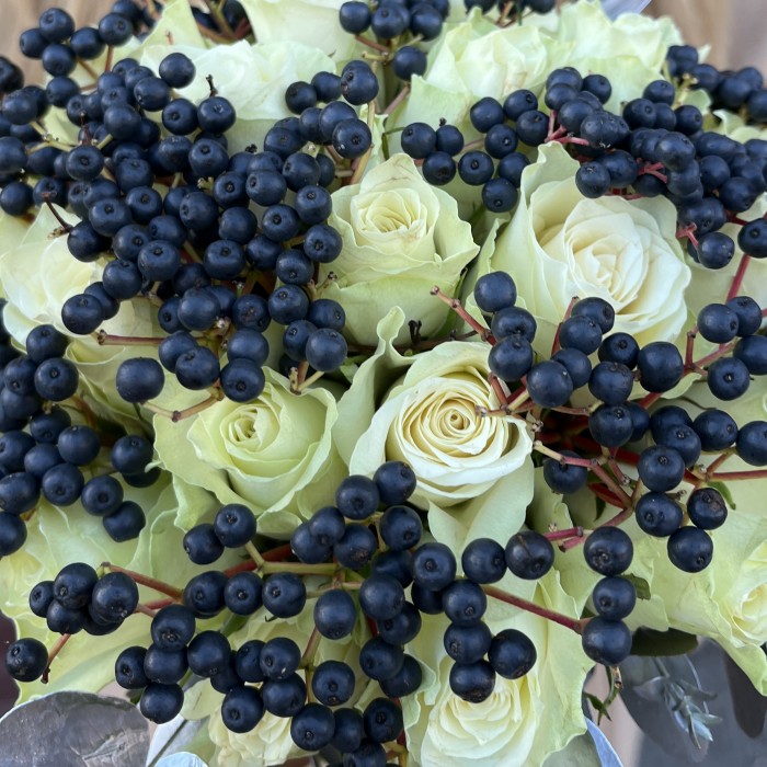 Букет невесты Монохром