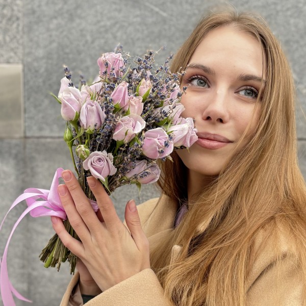 Букет невесты Сиреневое облако