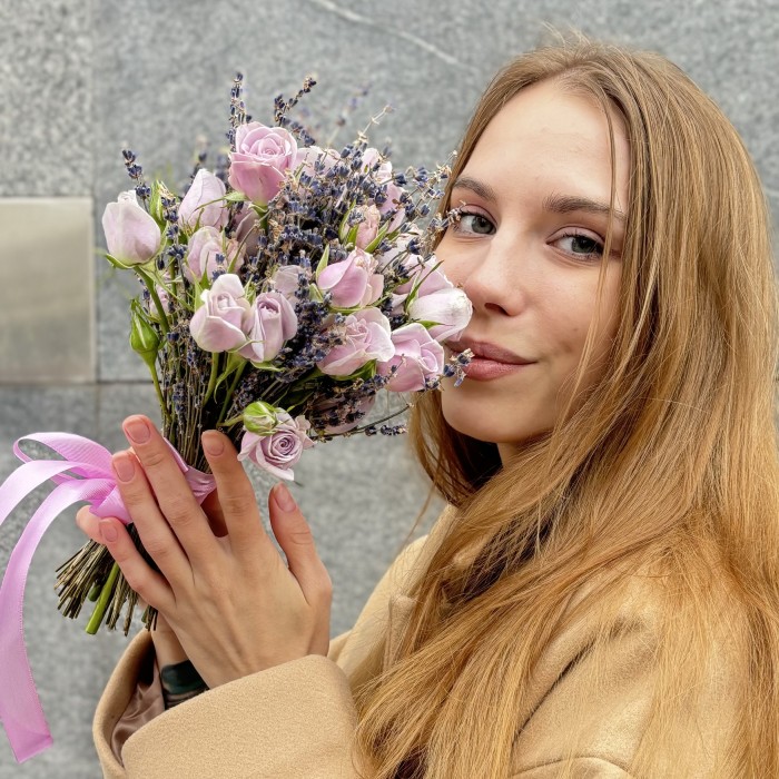 Букет невесты Сиреневое облако