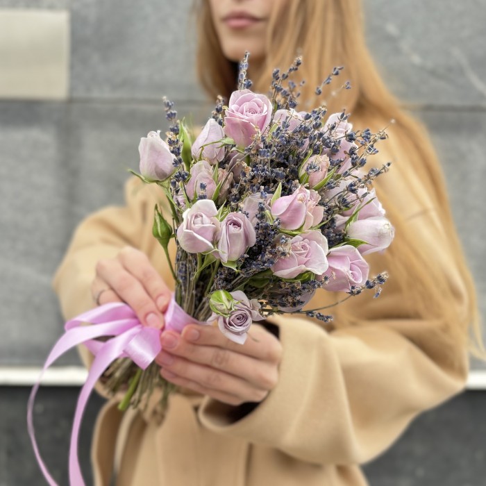 Букет невесты Сиреневое облако