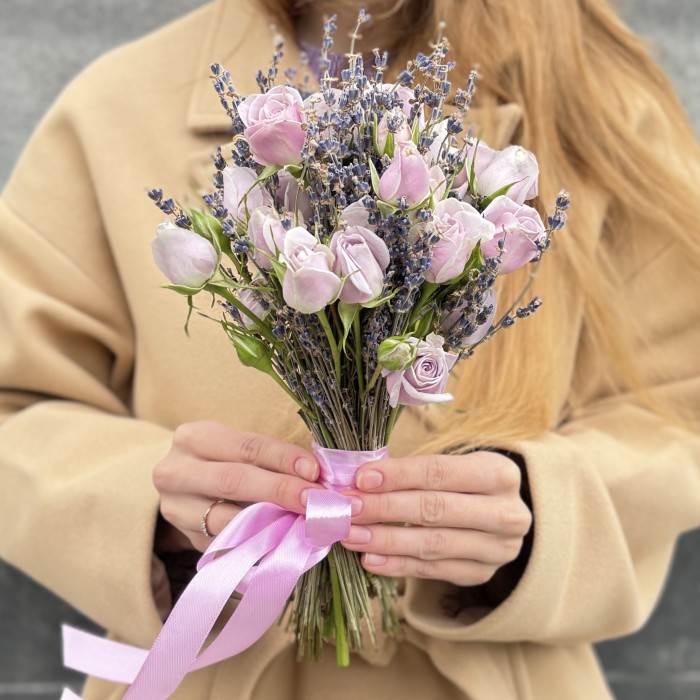Букет невесты Сиреневое облако