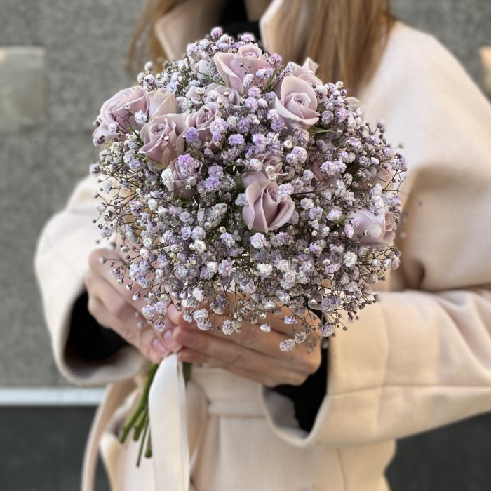 Букет невесты из кустовых роз Лунная Магия