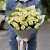 Букет пионовидных роз Эмеральд Квин