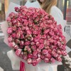 51 кустовых пионовидных роз Сансет Мэджик 50 см