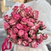 7 кустовых пионовидных роз Сансет Мэджик 50 см