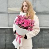 Букет пионовидных роз Жемчужная свадьба