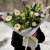 Букет Белый рассвет с нобилисом