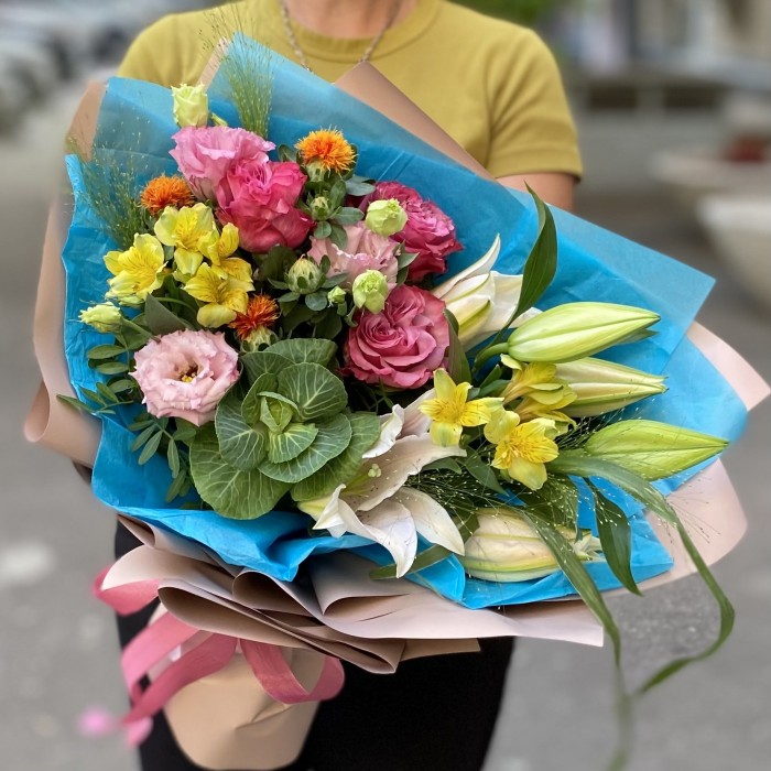 Букет Цветочный шторм