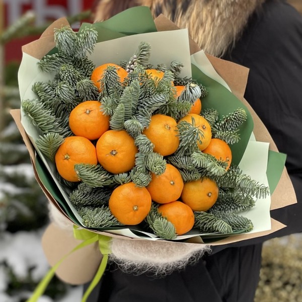 Букет Мандарин с нобилисом