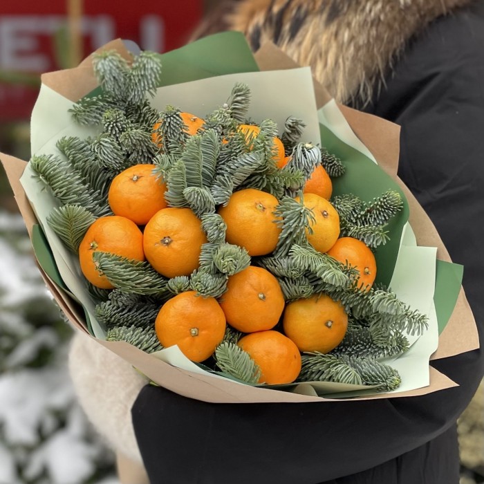 Букет Мандарин с нобилисом