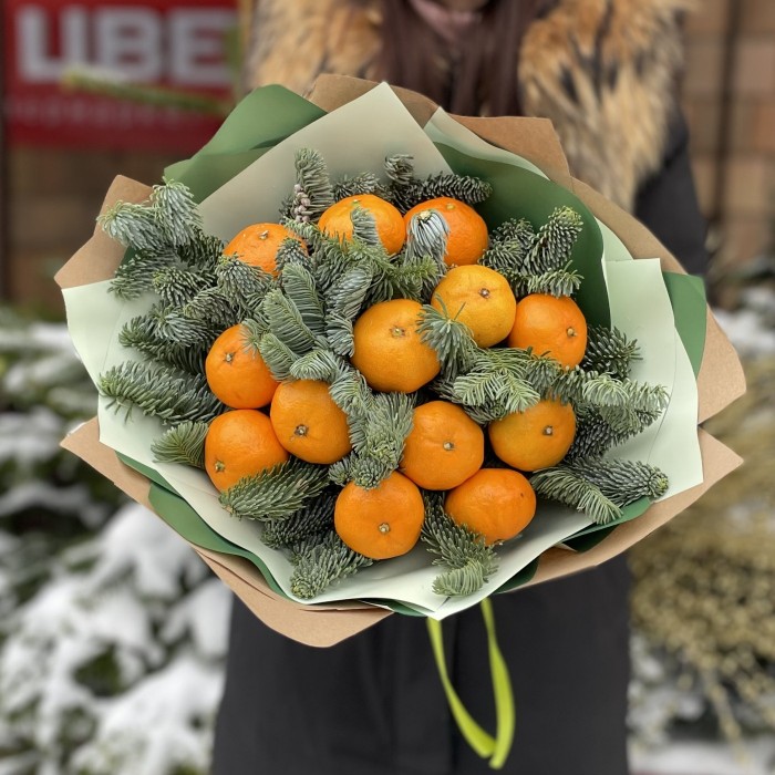 Букет Мандарин с нобилисом