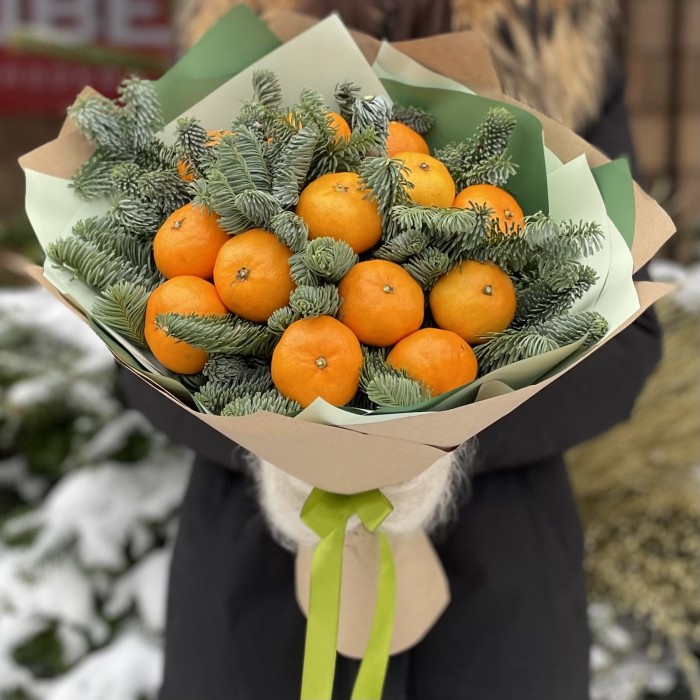 Букет Мандарин с нобилисом