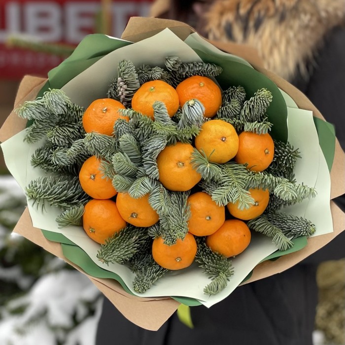 Букет Мандарин с нобилисом
