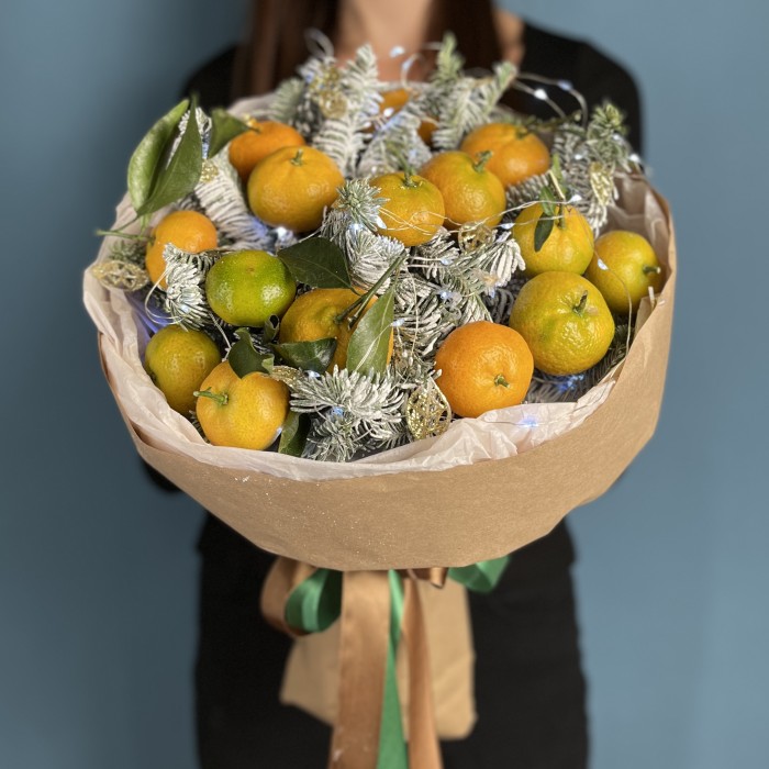 Новогодний букет Мини-мандаринки