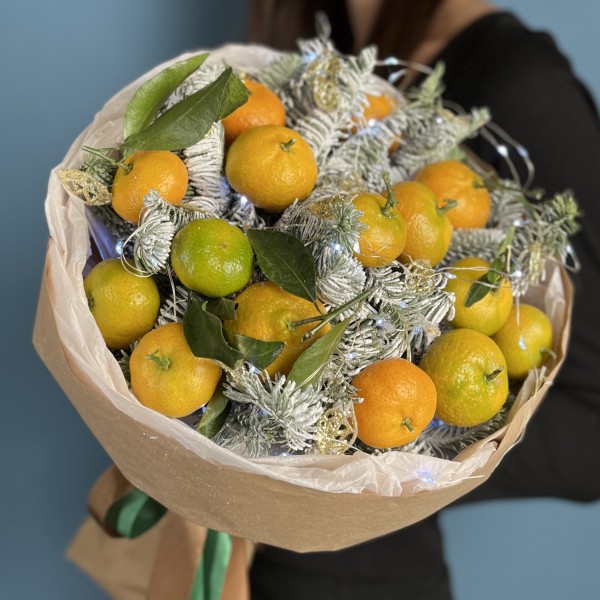Новогодний букет Мини-мандаринки