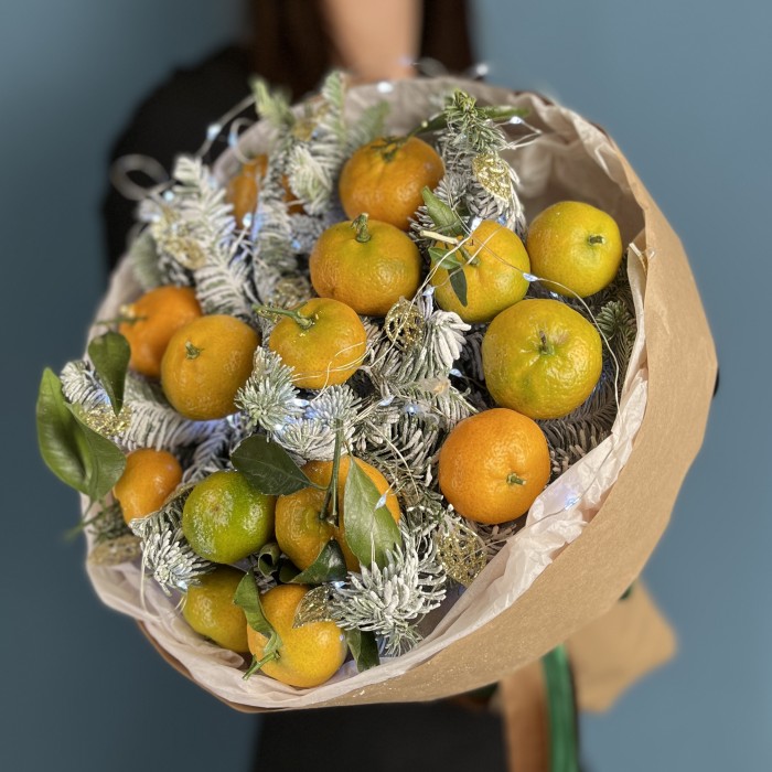 Новогодний букет Мини-мандаринки